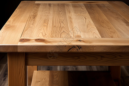 手工艺复兴风格的橡木桌子图片