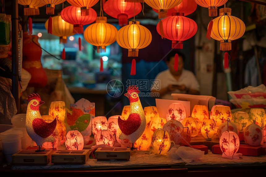 中秋节漂亮的灯笼图片