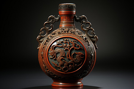 陶瓷文物古董陶质酒坛设计图片