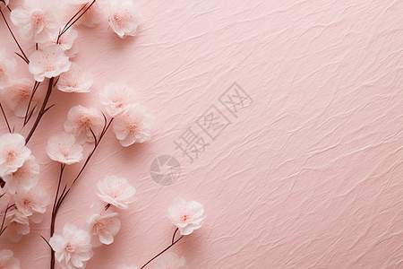 创意樱花粉色背景图片