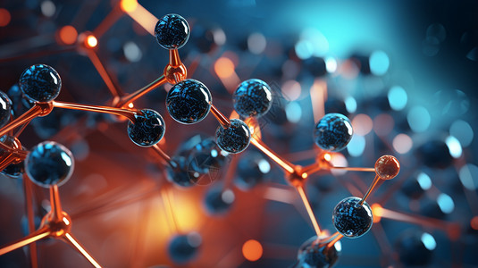 新能源材料分子结构高清图片