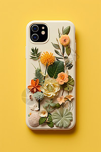 高雅花卉的手机壳图片