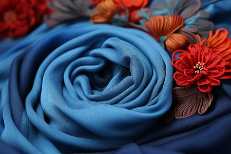 中国丝绸的传统手工艺照片图片