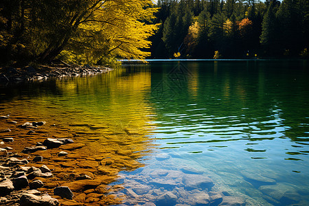 秋日的自然风景图片