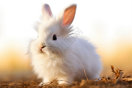 快乐无忧的兔子图片