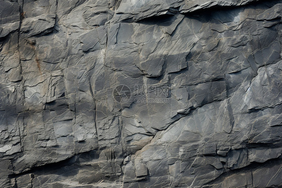 一堵灰色的岩石墙壁图片