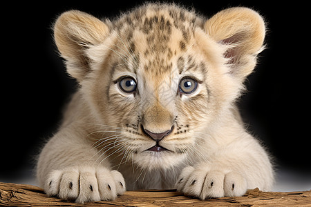 狮子幼崽无辜的眼睛图片