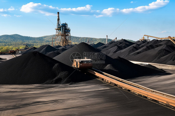 大型煤炭矿山图片