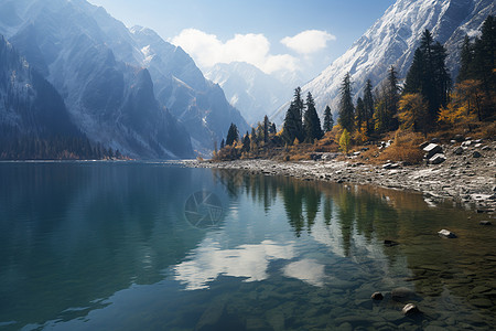 自然的山水风景图片