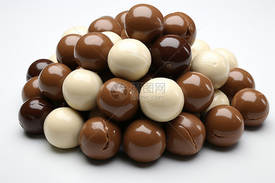 黑白混搭的巧克力豆图片