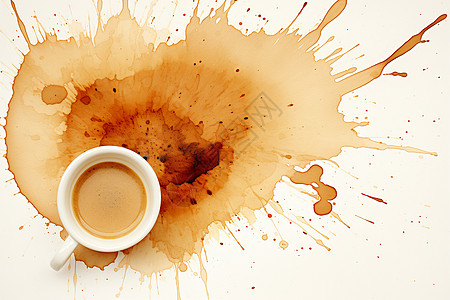 咖啡的污渍图片