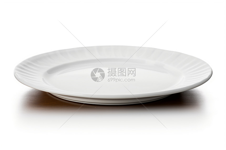 空白的餐厅盘子图片