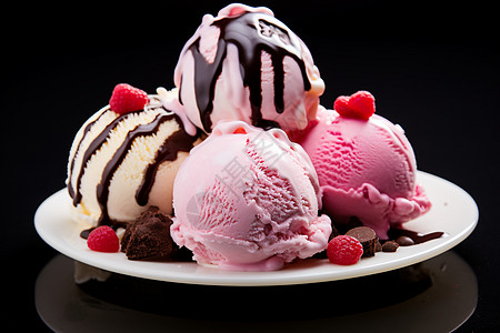 甜蜜诱惑的冰淇淋图片