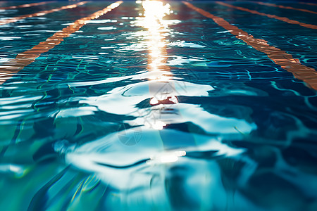 游泳比赛的泳池高清图片