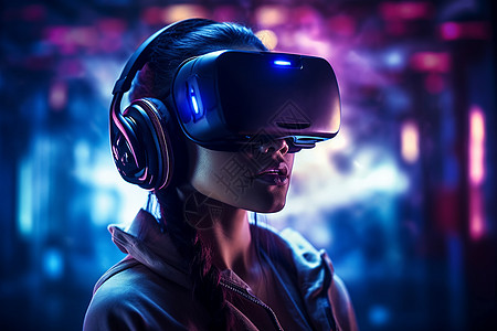 未来感虚拟世界的VR技术背景