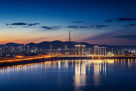 城市的夜景风光图片