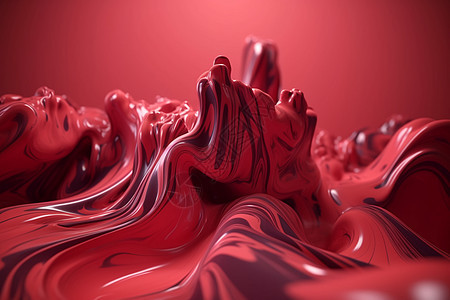 抽象的3D流动艺术图片