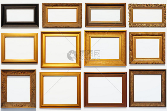 木质相框组合图片