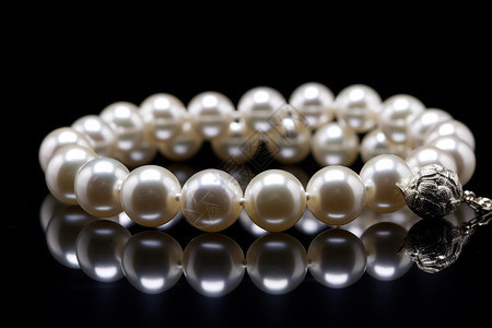 美丽的珍珠饰品背景图片