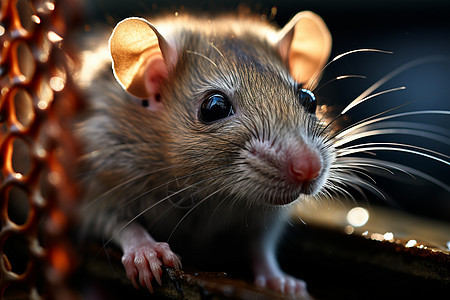 机灵的老鼠图片