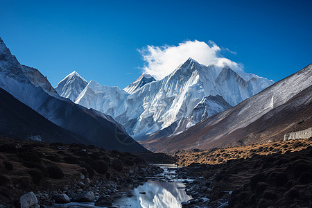 雪山之巅图片