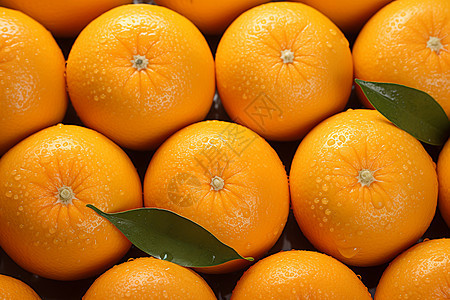 果园中的新鲜橙子图片