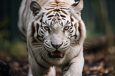 孟加拉白虎森林里的白虎背景