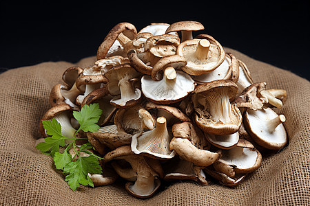 美味健康的蘑菇图片
