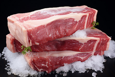 美味生鲜猪肉食物图片