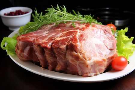健康营养的生猪肉图片