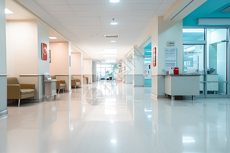 医院的长廊图片
