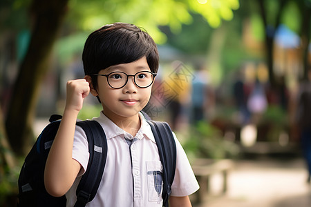 小学生形象拳头形象高清图片