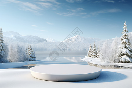 冰雪胜景设计图片