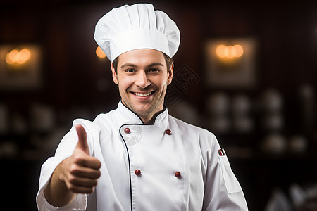 男人穿着厨师制服图片