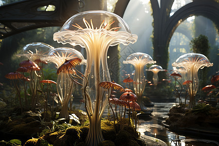梦幻蘑菇世界图片