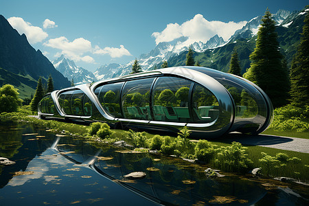 未来氢能风景火车图片