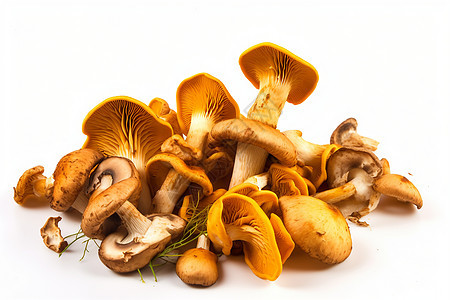 美味的野生蘑菇图片