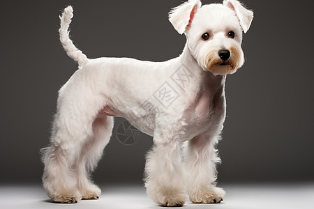 白色的狗狗图片