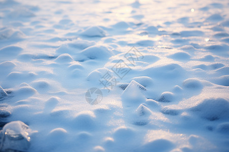 冬季的雪地图片