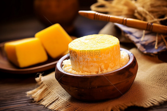 传统美食的蒙古奶酪图片
