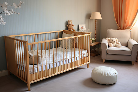 现代装饰的婴儿房图片