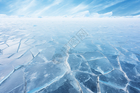 冬季户外的冰面图片