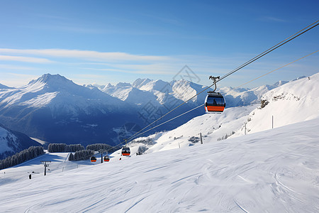 莲花山滑雪场冰雪之旅背景