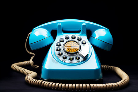旧式的古董座机电话图片