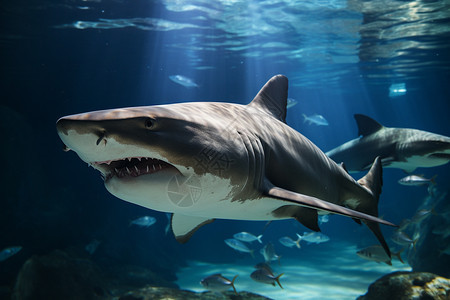海洋里面的鲨鱼动物图片