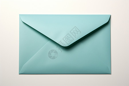 简约的蓝色信封背景图片