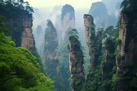 著名的张家界风景区图片