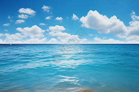 夏季海洋的美丽景观图片