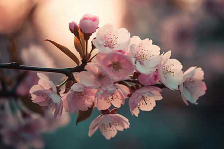 春季绽放的樱花图片