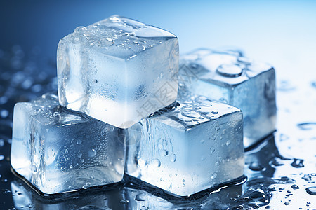 立方体的冰块图片